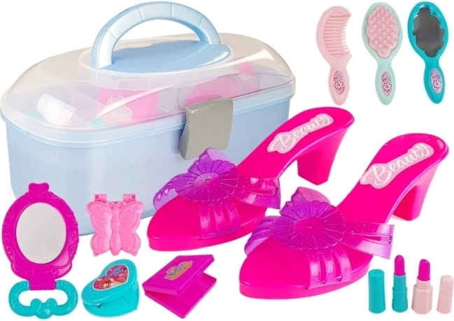 Beauty Accessory Case for Little Princesses – Heels, Curlers and Beads
