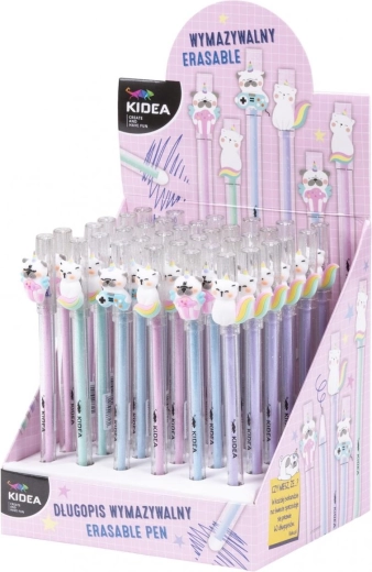 Изтриваща се химикалка KIDEA животинки - 1 брой