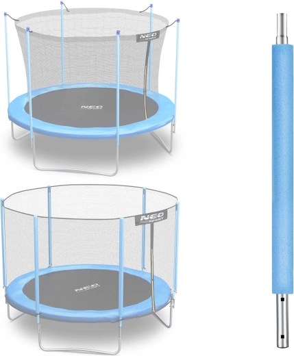 Neo-Sport lower pole for trampoline 183 cm (6 ft) for external and internal net, blue - 1 piece