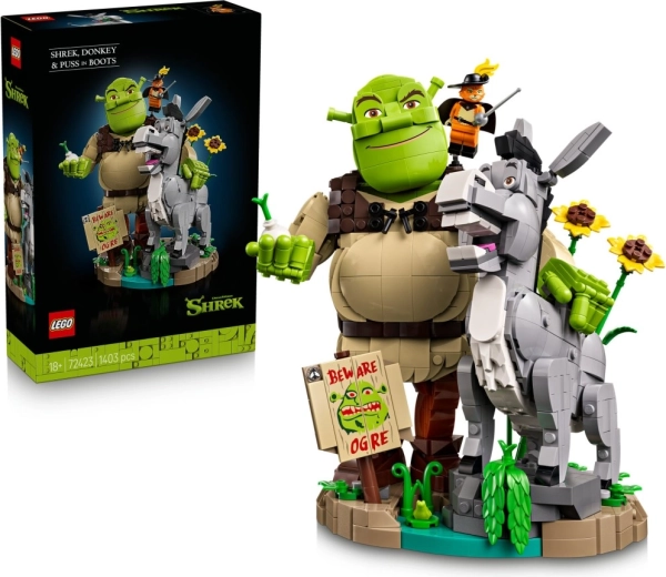 LEGO Shrek – Шрек, магарето и Котаракът в чизми