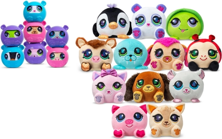 Bandai Littlest Pet Shop мини плюшена играчка в капсула-изненада