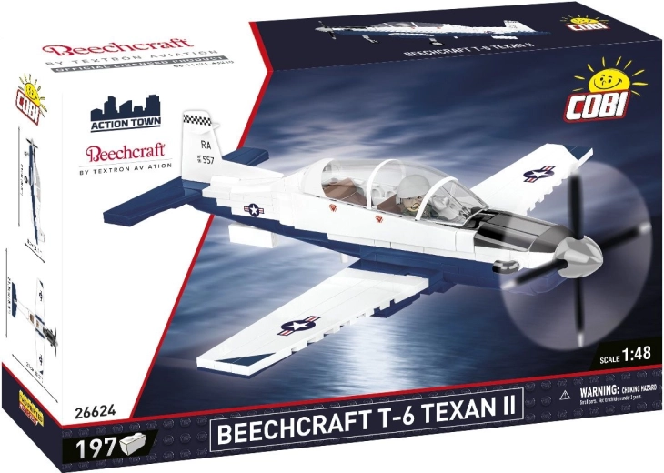 Cobi Beechcraft T-6 Texan II строителен комплект самолет 1:48 (197 части)