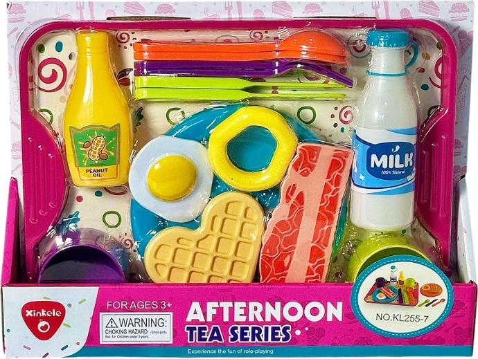 Children’s kitchen food and cookware set