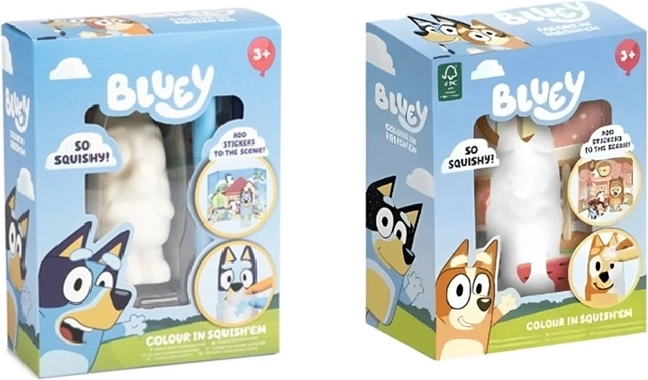 Bluey мека скуиши фигурка за оцветяване