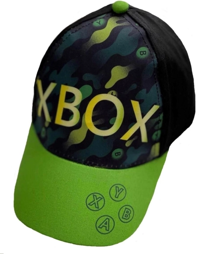 Черна шапка с козирка Xbox
