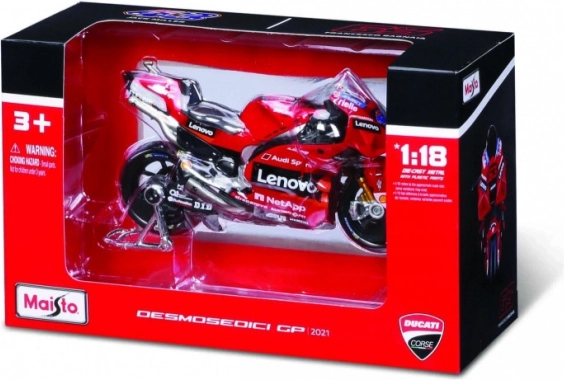 Модел на мотоциклет DUCATI Lenovo GP Racing 1:18