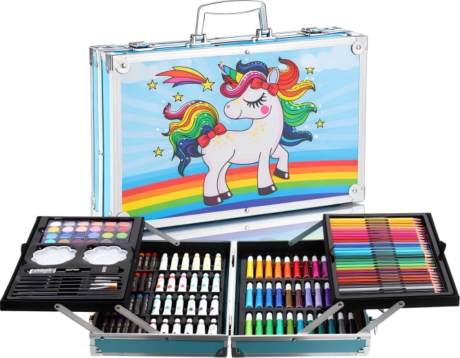 Детски комплект за рисуване RENEW FORCE Pony с еднорог, 145 части