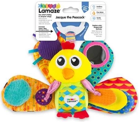 Lamaze Emil the Peacock stroller toy for babies
