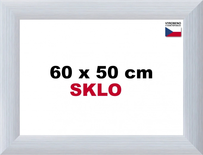 Алуминиева рамка за пъзел 60 × 50 см – сребриста Alaska