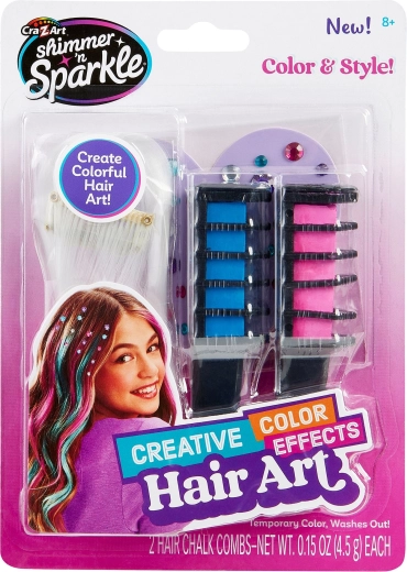 Cra-Z-Art Hair Chalks with Hair Clips