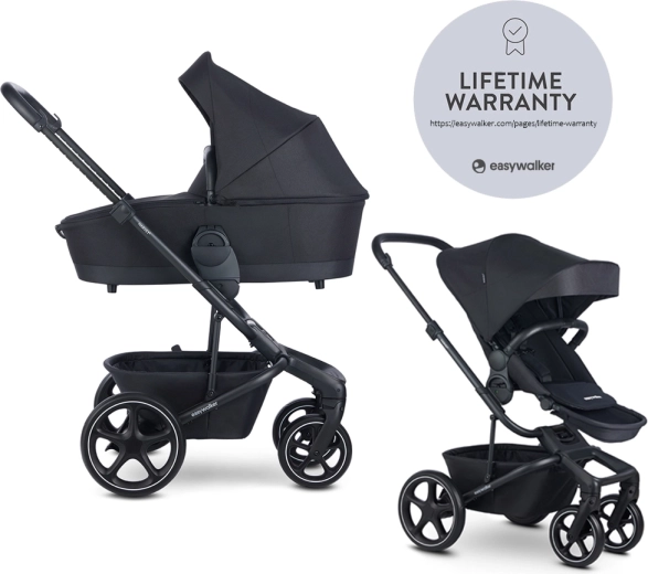 EASYWALKER Harvey⁵ 2-in-1 combination stroller LITE RWS – Midnight Black