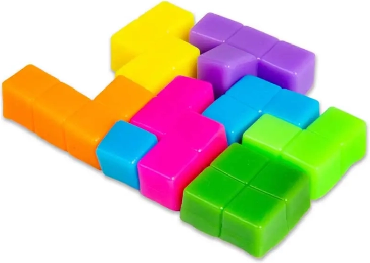 Colorful geometric pieces