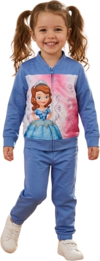 Детски анцуг за момиче Disney София Първа, син