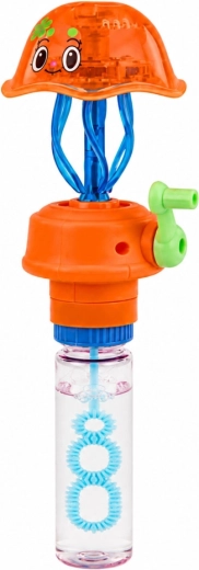 Hand crank for endless bubbles