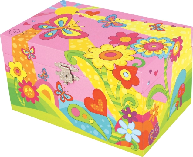 Goki Butterfly Meadow Musical Jewelry Box - 1 piece