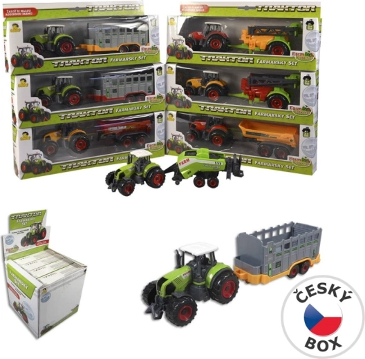 Tractor with Trailer 27 cm