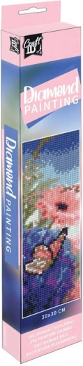 Grafix диамантено рисуване мозайка Цветя 30 × 30 см