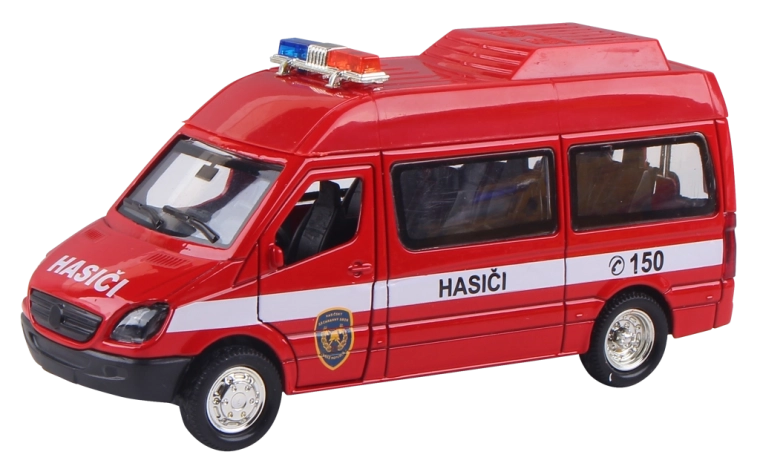 Fire Truck with pull-back drive 1:36