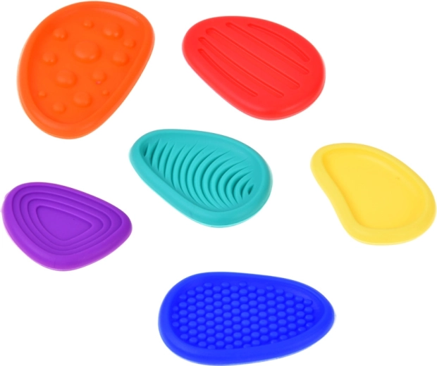 Six different textures for tactile discovery