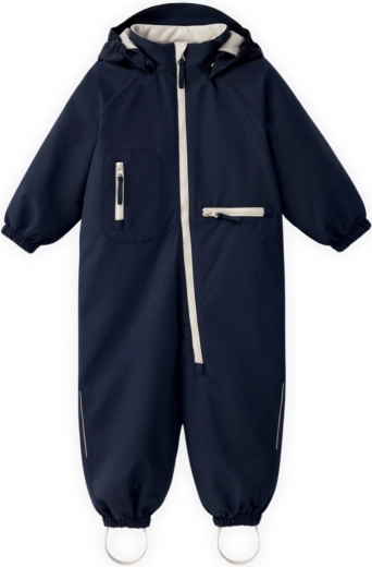 Leokid Ulli transitional kids snowsuit navy fin size 116 (6–7 years)