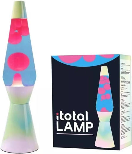 Rainbow decorative lava lamp