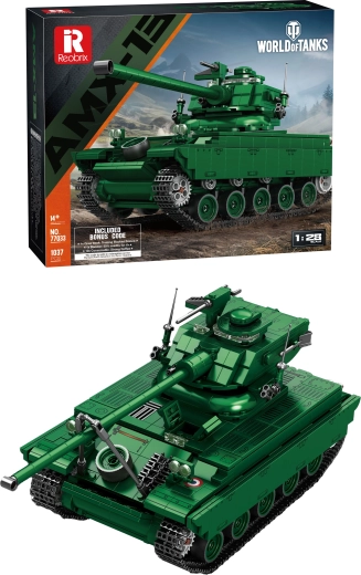 AMX 13 75 Tank Building Kit World of Tanks 1037 Pieces