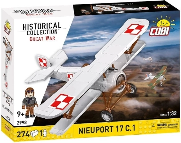 Конструктор на самолет Nieuport 17 C.1 – исторически биплан в полски окраски (1:32)