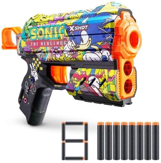 X-Shot Skins Flux SONIC the Hedgehog – пянен бластер