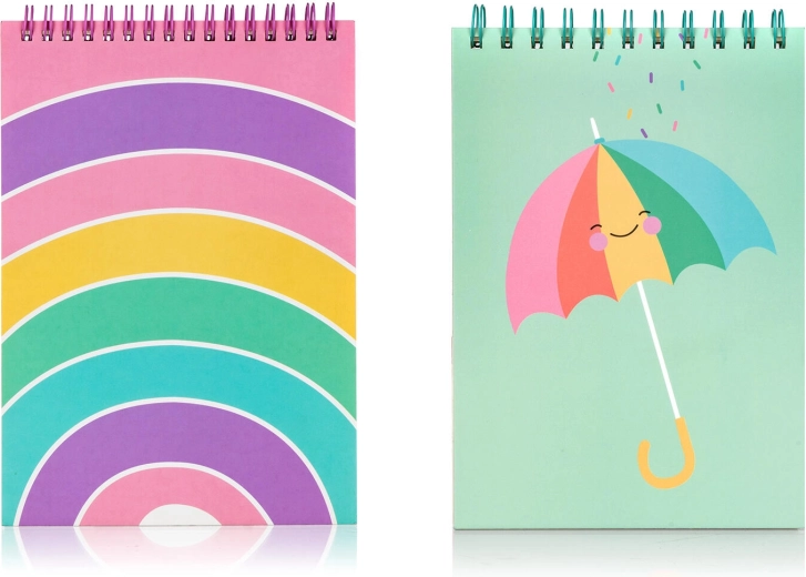 A5 Lined Notepad with Spiral Binding (80 Sheets)