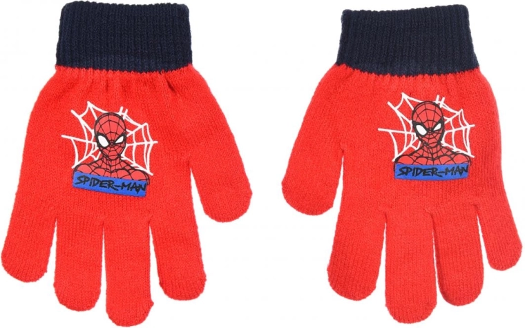 Children's winter gloves Spiderman - 1 piece