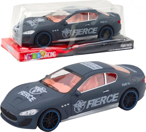 Sports car with rear-wheel drive matte gray