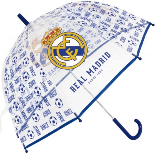 Transparent Kids' Real Madrid Umbrella