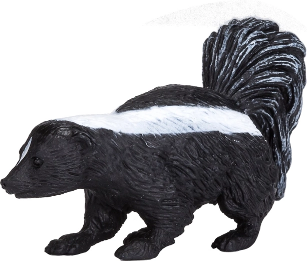 Realistic skunk figurine