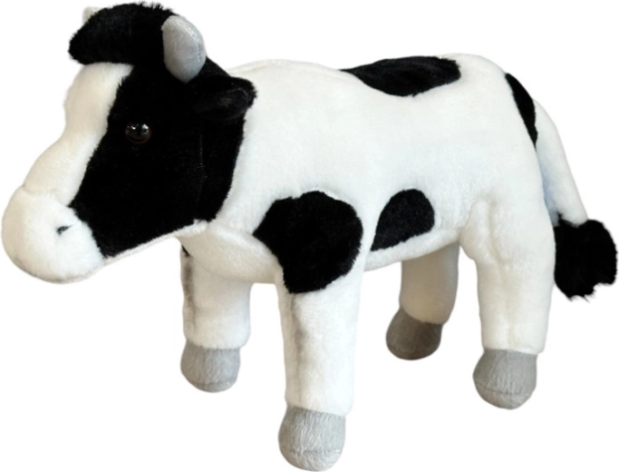 Plush Cow Black-and-White 22 cm