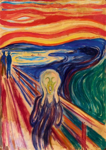 The Scream Puzzle 1000 Pieces