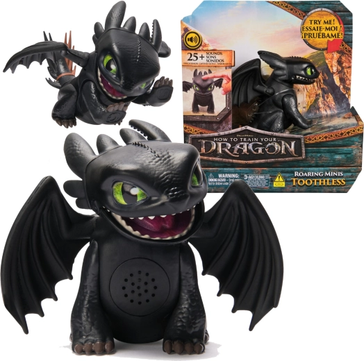 Interactive Figure Toothless ROARING MINIS with more than 25 sounds