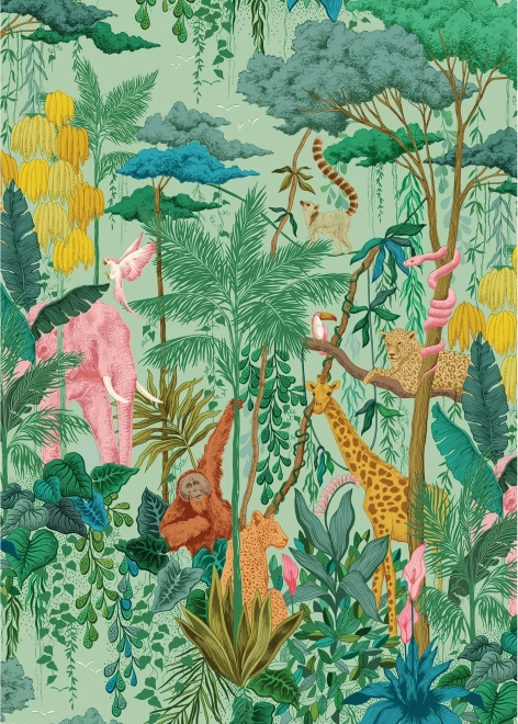 Puzzle Jungle Animals 1000 Pieces by GIBSONS