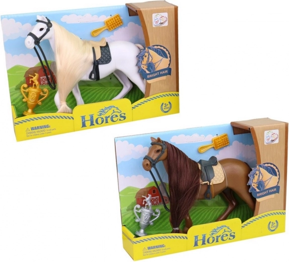 Toy Horse with Accessories 19 cm