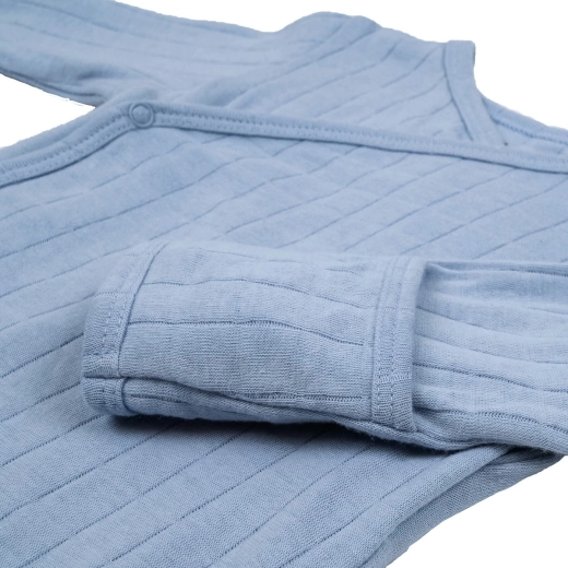 Soft rib fabric made from organic cotton