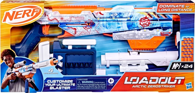 Hasbro Nerf Loadout Arctic Zerostriker бластер