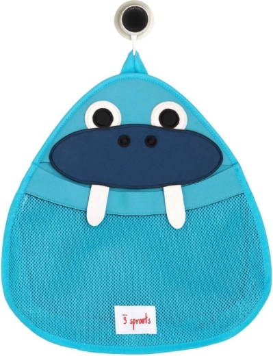 3 Sprouts органайзер за баня Walrus blue