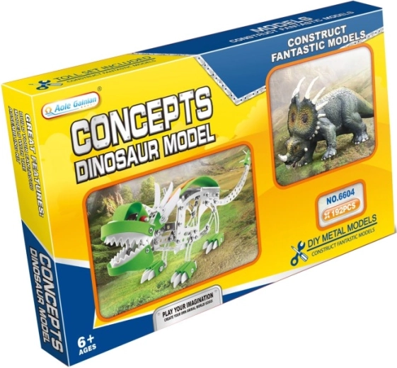 Metal construction set dinosaur Styracosaurus 192 pieces