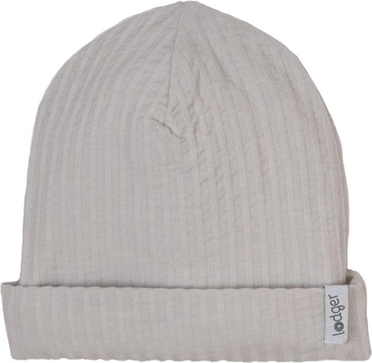 Lodger beanie hat seersucker steel 6–12 months