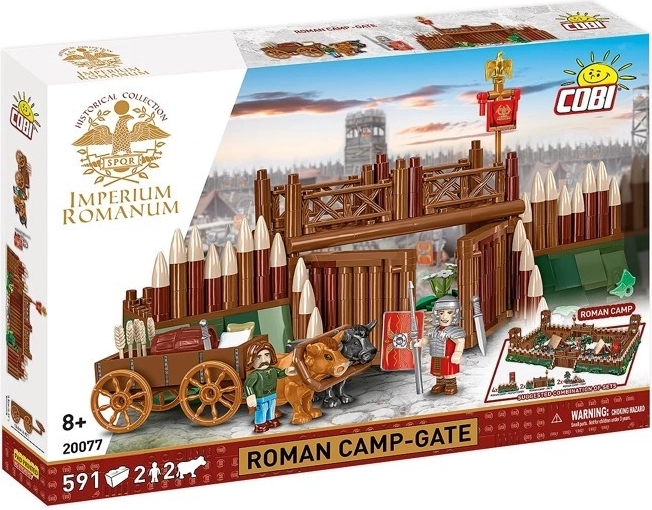 COBI Building Set Imperium Romanum – Gate of the Roman Camp, 591 pieces