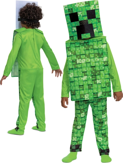 Детски костюм Creeper MINECRAFT 127–136 см (7–8 години)