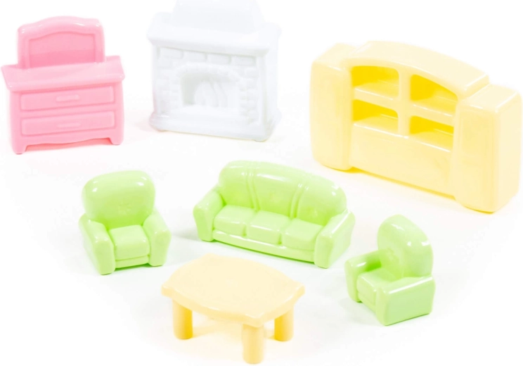 Colorful pieces for creative play