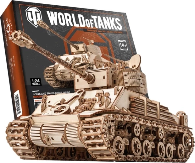 Little Story дървен 3D конструктор World of Tanks M4A3E8 Sherman
