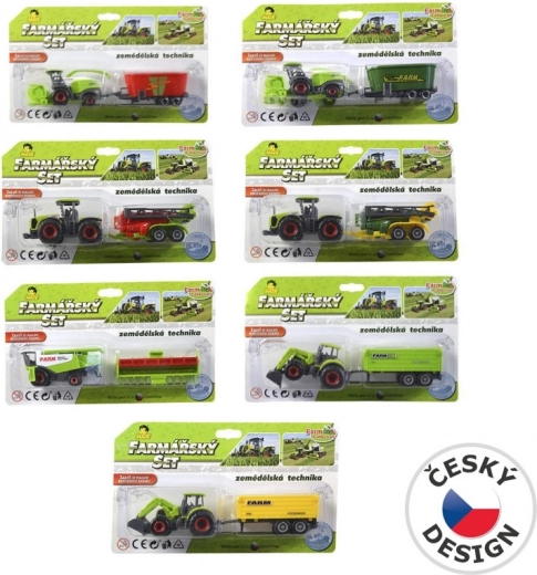 Agricultural toy on a card 18 cm