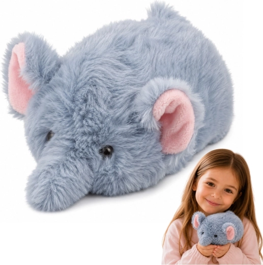Plush gray elephant 18 cm - 1 piece