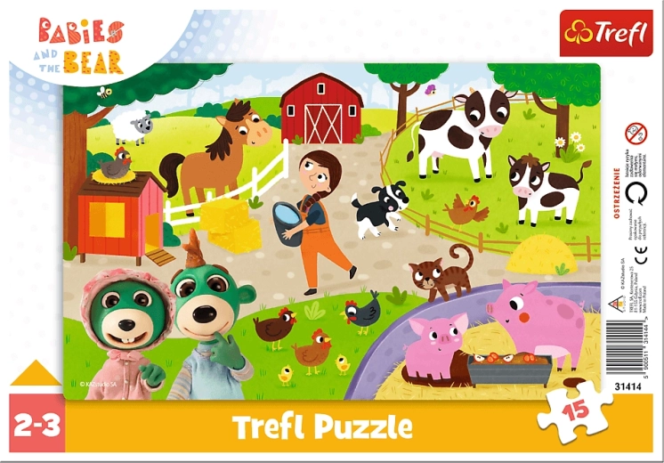 Trefl Farm Puzzle 15 Pieces